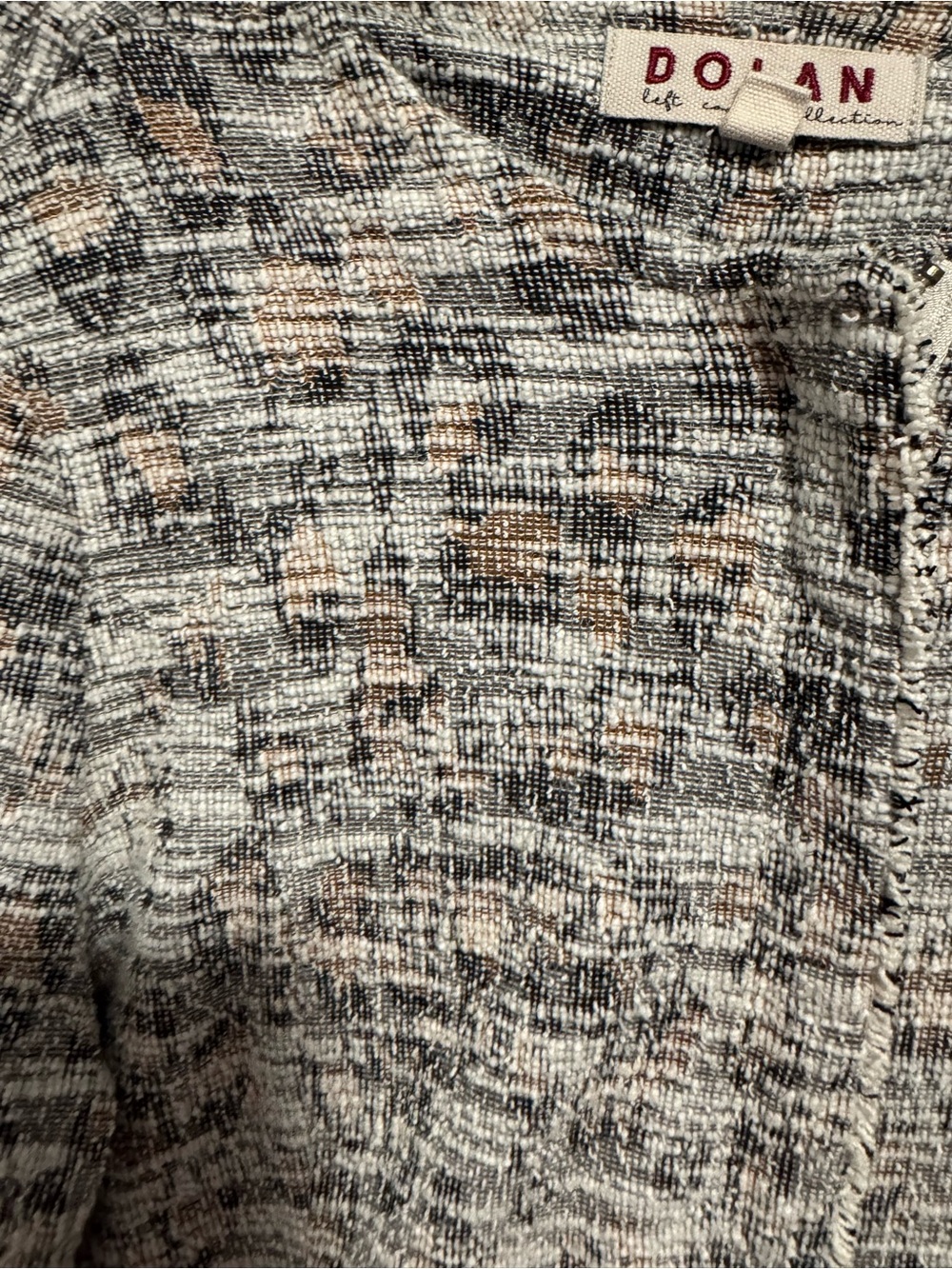 DOLAN- Anthropologie Longline Leopard Print Jacket/Blazer. Size M